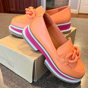 Coconuts by Matisse Peach Platform Loafers